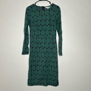Green Geometric Pattern Dress